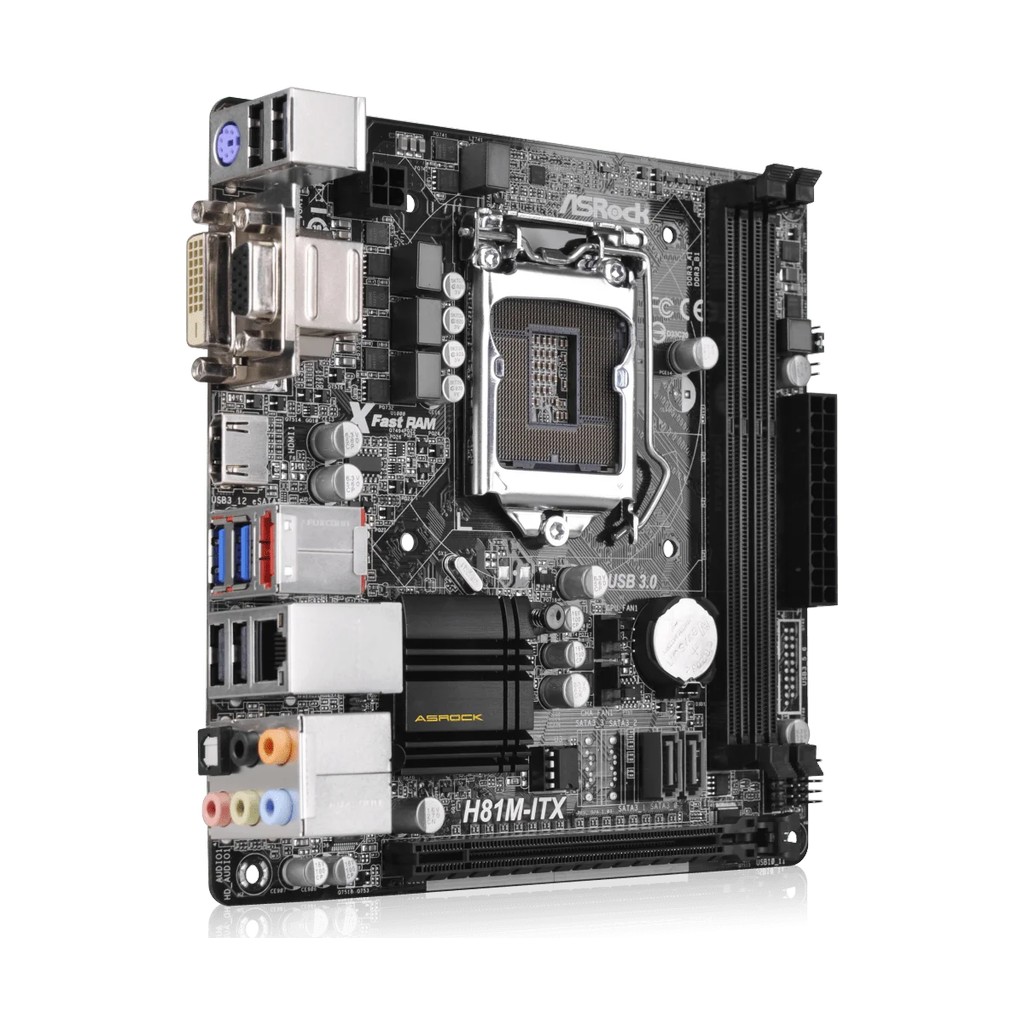 ASRock H81M-ITX Mini-ITX Motherboard Intel H81 LGA 1150 DDR3 16GB support i7-4790 i5-4590 i7-4770