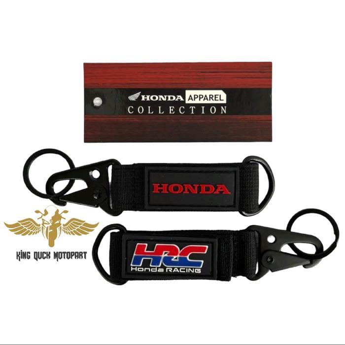 Gantungan Kunci Honda Apparel Collection HRC Honda Racing Asli untuk PCX ADV Scoopy Vario Beat Verza