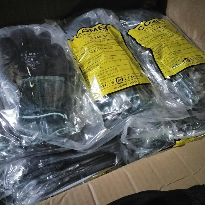 "New" SARUNG TANGAN COMET , hand glove Comet CG-805 BK hitam CG805