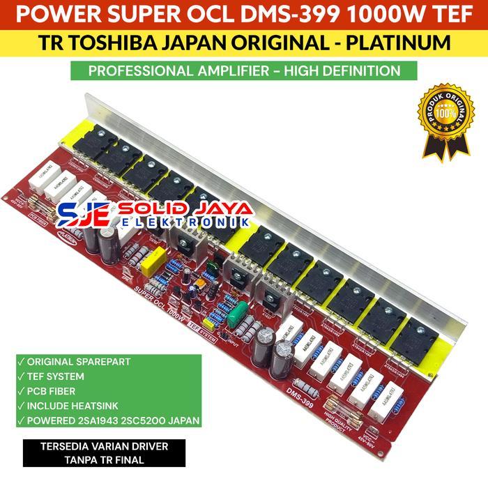 Terlaris Kit Power Super Ocl Dms399 1000W Mono Tef System Socl 1000 Watt W Super Ocl Amplifier Ampli