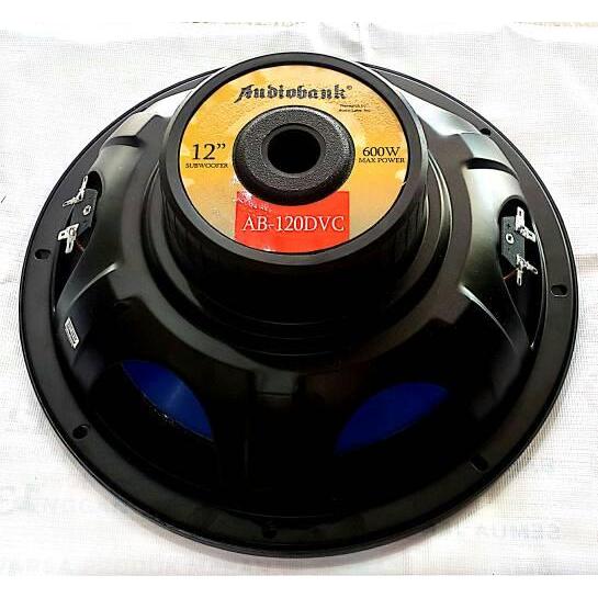 Speaker 12 Inch Subwoofer Audiobank 600 Watt Double Coil (Original) Terpercaya