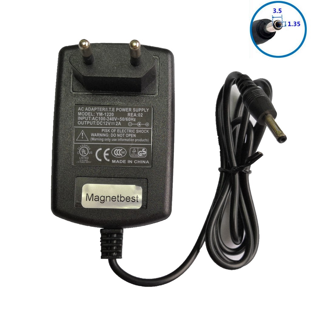 12V 2A 3.5x1.35mm AC DC Adapter Charger For CHUWI Lapbook SE 13.3 HeroBook Plus UBookPro UBOOK UBOOK