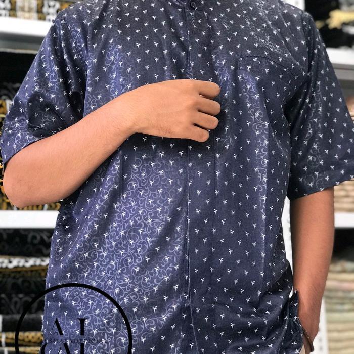 Baju Koko Dl/Koko Kemeja Bahan Katun Korea Lengan Pendek & Panjang Kemeja/Baju Muslim Pria