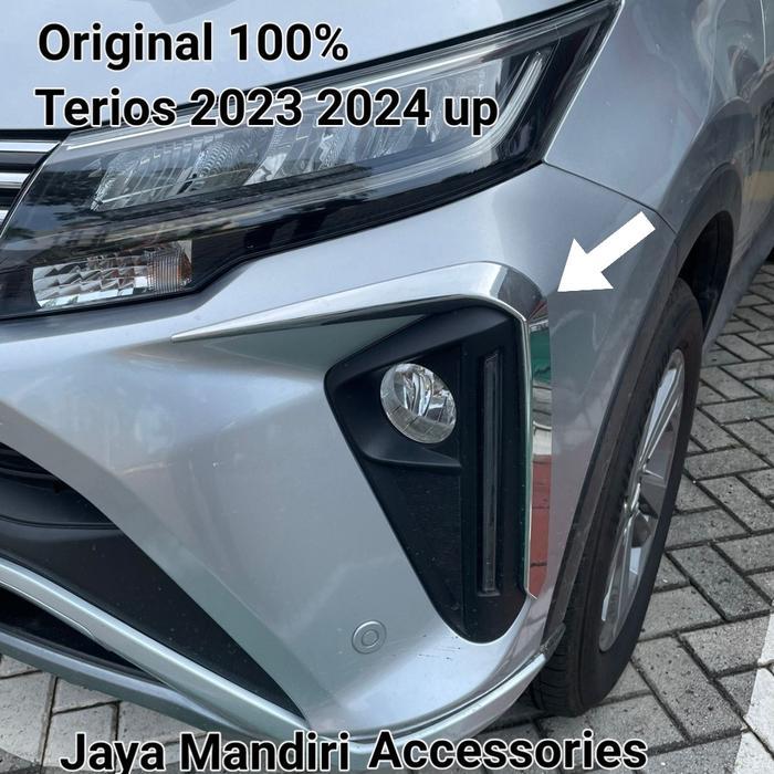 List Bumper Chrome Terios 2023 2024 Origial