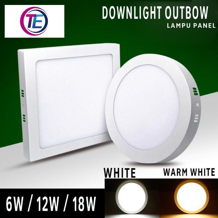 "New" DOWNLIGHT LED OB KOTAK 6/12/18 WATT / LAMPU PLAFON / LAMPU RUMAH