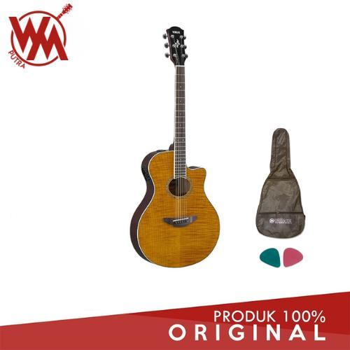 Yamaha APX600FM AMB APX600 FM AMB APX 600FM Gitar Akustik Elektrik Free Softcase + 2 pick