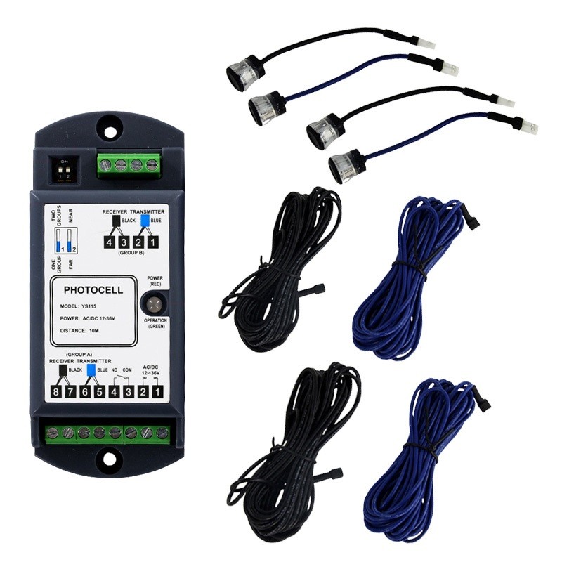 automatic door Safety Photoelectric Beam Sensor Detector photocells for Auto-Door Control System