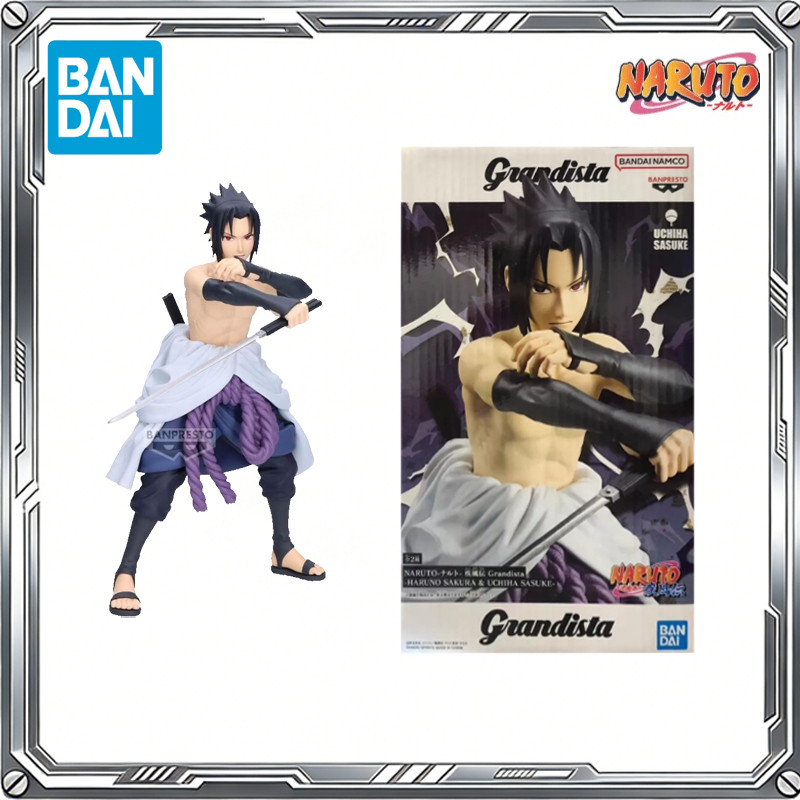 Bandai Original Grandista NARUTO Anime Hatake Kakashi Naruto Uzumaki Uchiha Itachi Sasuke Action