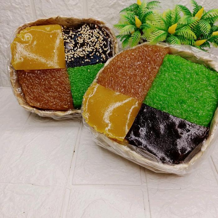 "New" Dodol Mix 4 rasa khas Blitar (jenang original,jenang ketan hitam,wajik hijau pandan,wajik gula