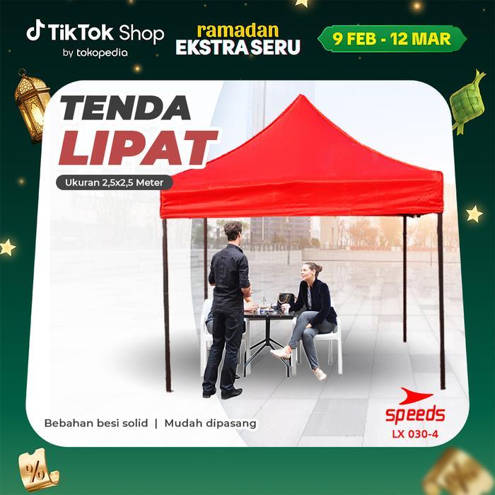 SPEEDS Tenda Lipat ( 2 X 2 M) (18KG)Tenda Bazar Pameran Tenda Jualan Tenda Dagang Camping Outdoor