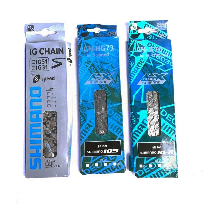 Rantai Sepeda 7 8 9 10 11 Speed Shimano Deore LX Chain Sepeda MTB Roadbike Lipat DLL