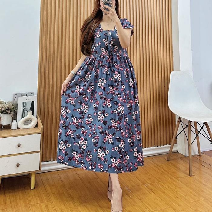 Daster Adinda Daster Busui Karet Smok Belakang Bahan Rayon Premium Pasti Diskon