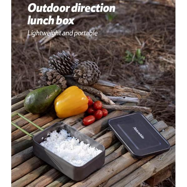 LUNCH BOX / KOTAK MAKAN BEKAL CAMPING ALUMINIUM NATUREHIKE NH21CJ011