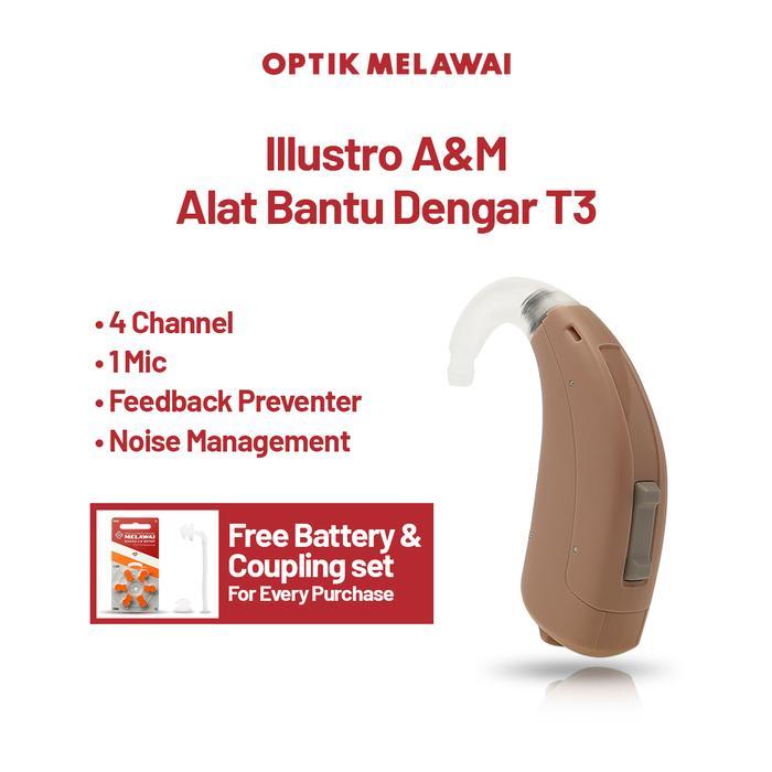 Illustro A&M Alat Bantu Dengar Melawai T3 P O HI BD STF P T3
