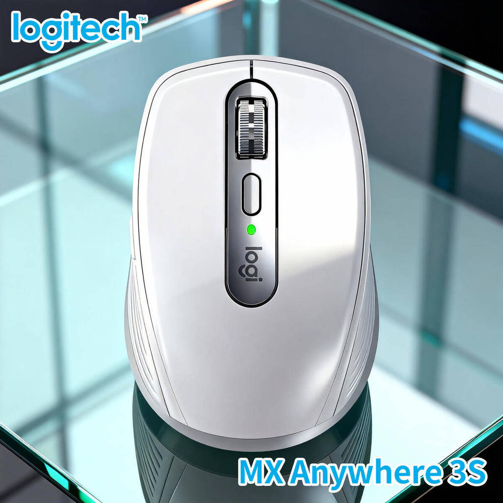 Logitech MX Anywhere 3S High Precision Wireless Mouse Accurate Tracking for PC Mac Surface