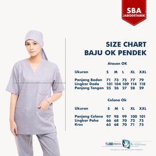 Baju Ok Jogger Baju Ok Toyobo Baju Jaga Dokter - Scrub Medis Lengan Pendek