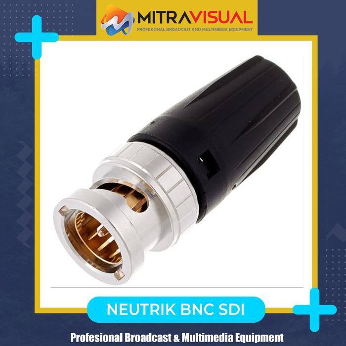 Neutrik NBNC75BLP9 - BNC SDI Konektor RG59