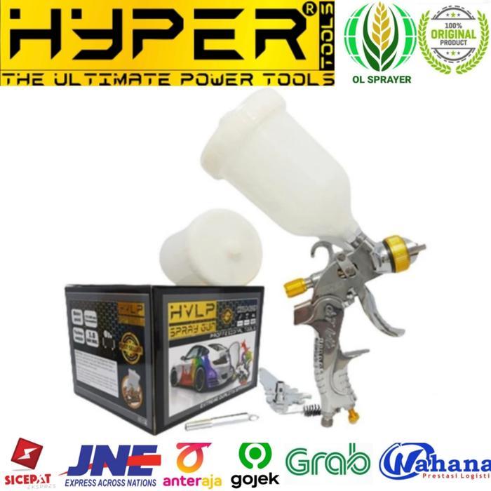 Hyper Spray Gun Hvlp Semprotan Angin Cat Hyper Tabung Atas 600Cc Hvlp