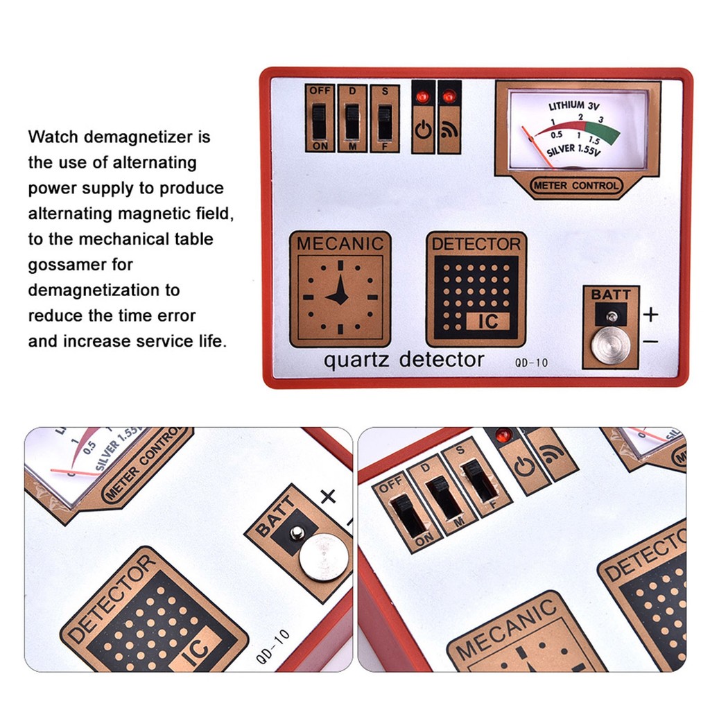 Battery Tester Battery & Pulse Tester Demagnetizer Timegrapher Watch Demagnetization/Battery