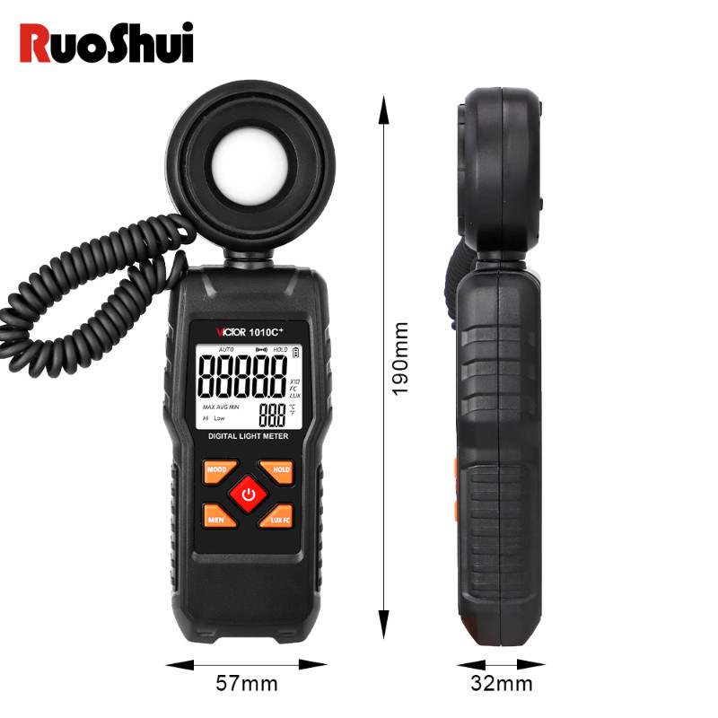 FLASH SALE    New 1010C Mini Digital Light Meter 200,000 LUX/FC Automatic Range Brightness Tester Po