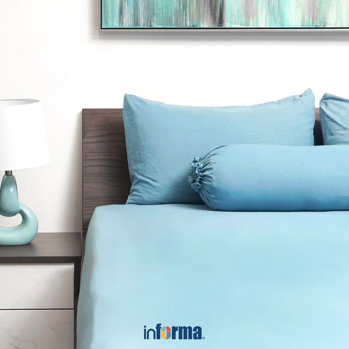 Informa 180X200 Cm Set 5 Pcs Seprai King Washed Microfiber - Tosca Sprei Seperai Tempat Tidur Kamar