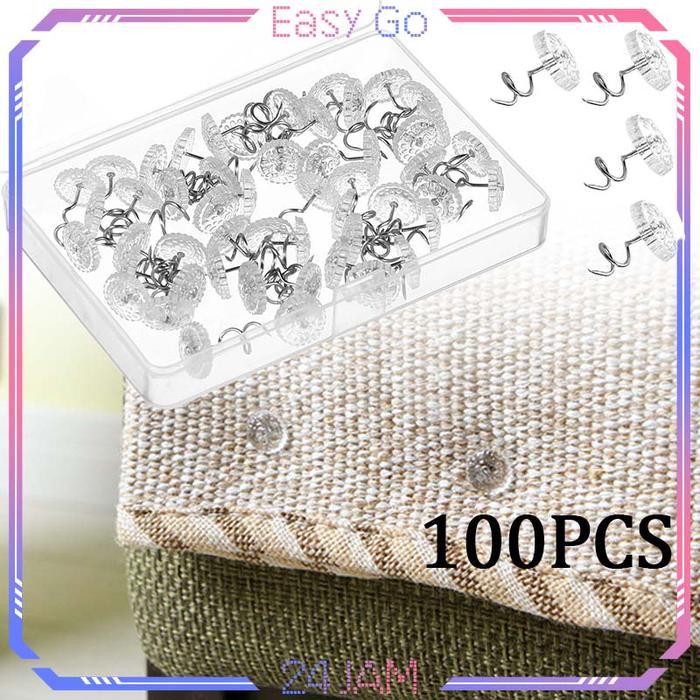 Terlaris 100pcs/Set Paku Payung Sofa Paku Sofa Anti Geser Paku Kursi Sofa Anti Lepas Paku Payung
