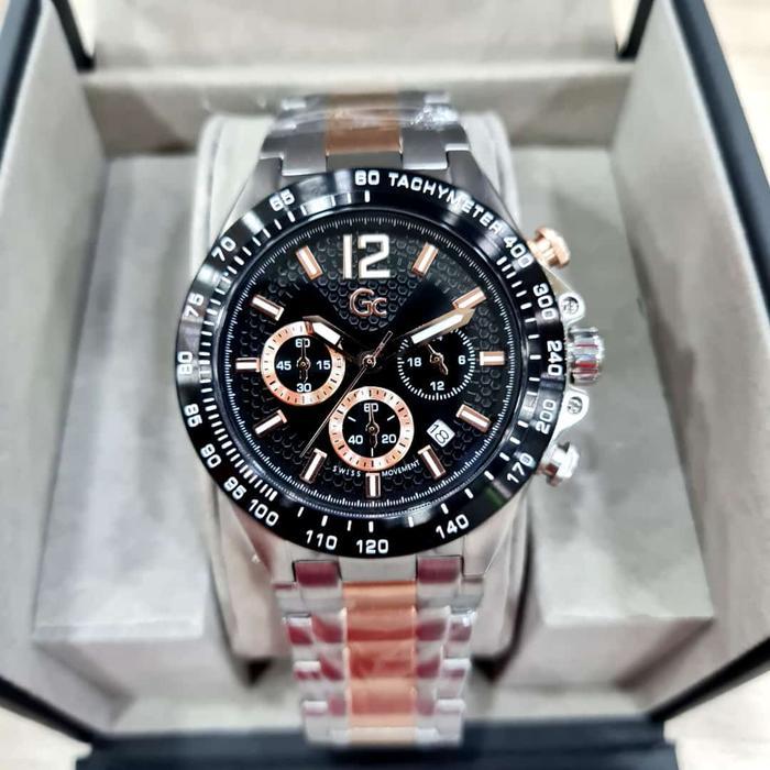(Jual-1225) Jam Tangan Pria Gc Collection Z0700G2 Stainless Steel Combi / Blue