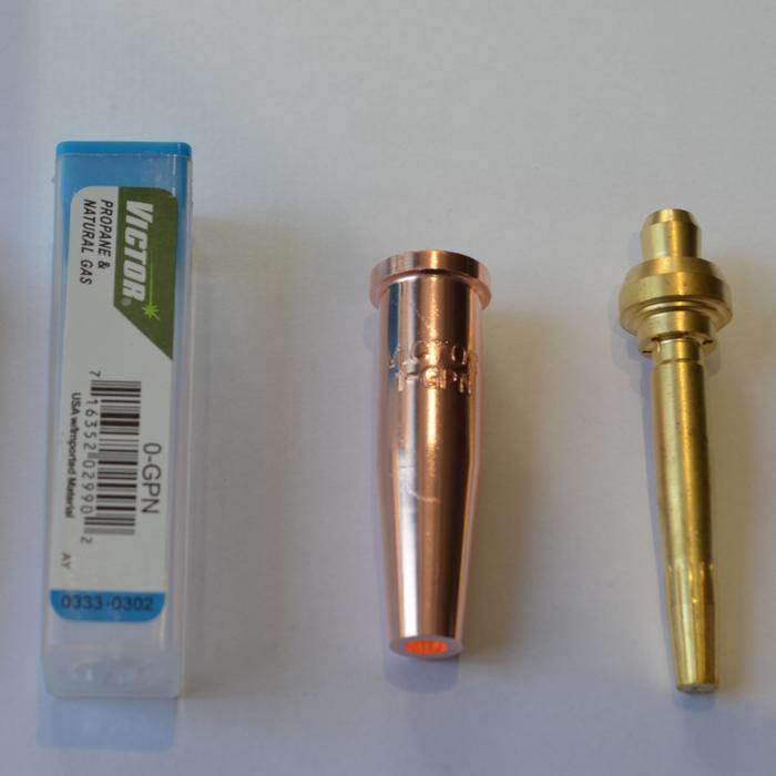 Cutting Tip Lpg Gpn Mesin Las Plasma Victor (2-Gpn) No 0, 1, 2, 3, 4