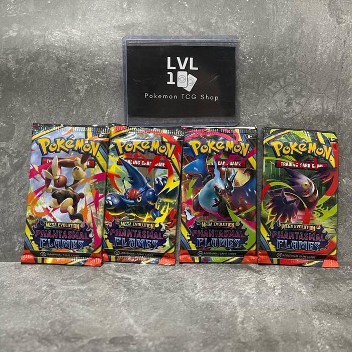 Pokemon Phantasmal Flames Booster Pack Kartu Pokemon English (1 pack)