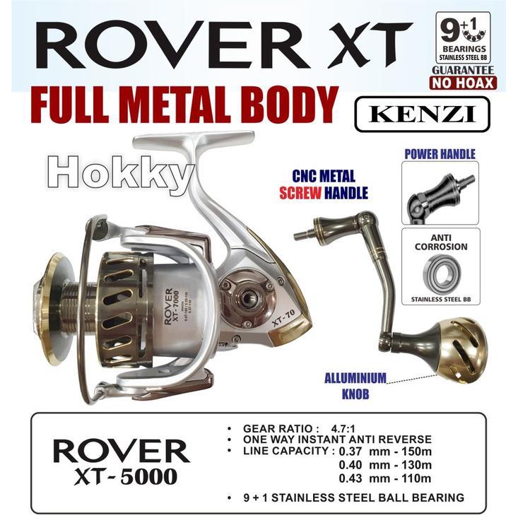 REEL KENZI ROVER XT 7000, XT 6000. XT 5000