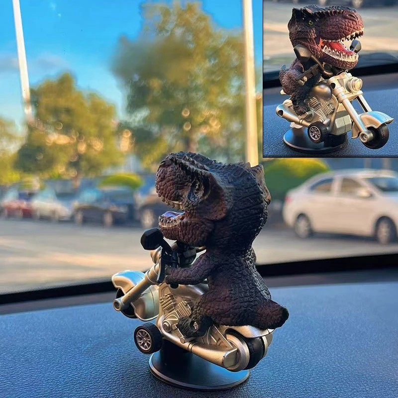 Car Drift Ornament Tyrannosaurus Rex Triangle Dragon Drift Decoration Car Dashboard Decor Car