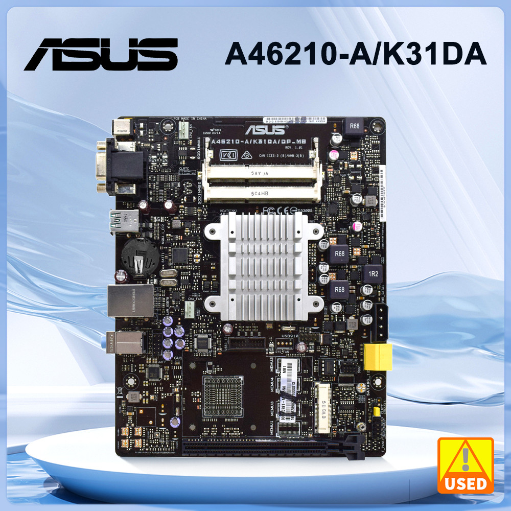 ASUS A46210-A/K31DA Motherboard Quad Core Integrated CPU A462 DC power supply Desktop Motherboards