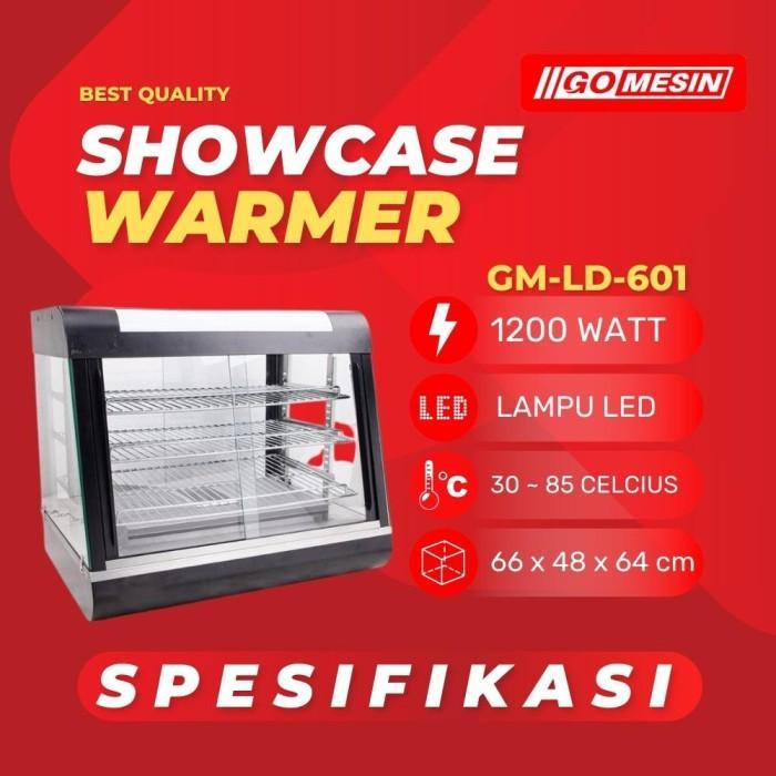 Thebest- Penghangat Makanan Ayam / Gorengan / Roti Showcase Food Display Warmer