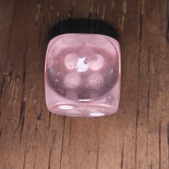 Sale 90% Dadu Ukuran Besar Mainan Monopoli Ular Tangga Ludo Dice Putih Bening 18mm 25mm