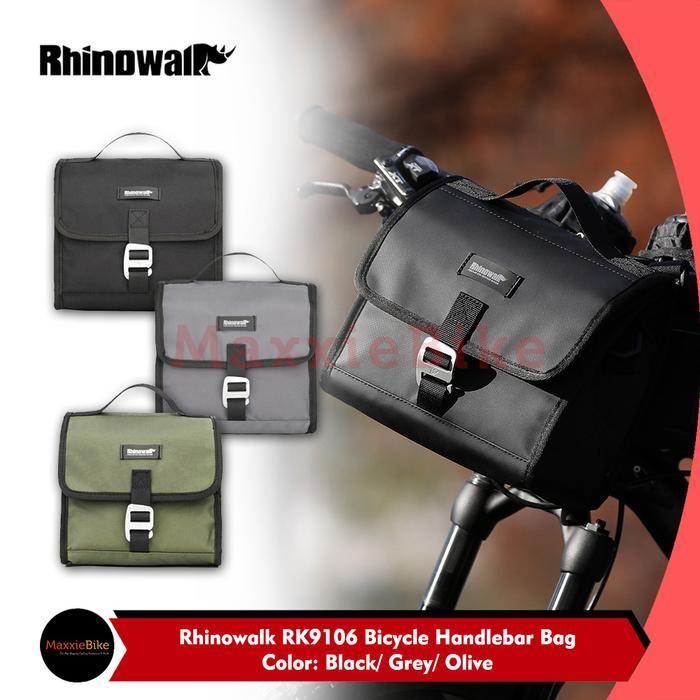 RHINOWALK Tas Sepeda Multifungsi RK9106 Handlebar Bag Tas Depan Sepeda MTB Roadbike RHINOWALK Tas