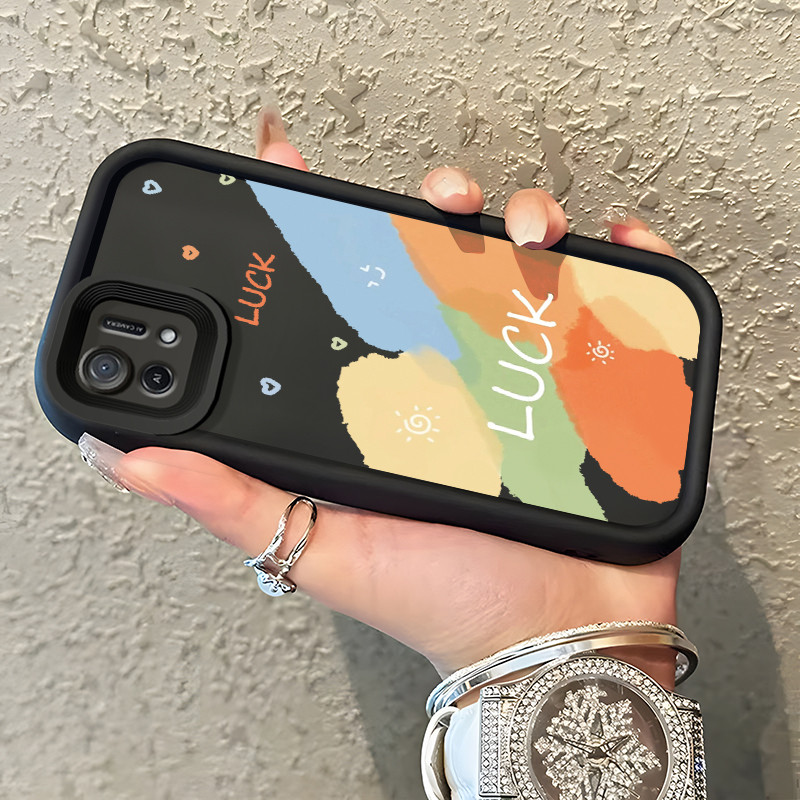 Casing Hp Untuk OPPO A16K OPPO A16E Case Pelangi cat Kasing Premium Matte Cesing Compatible Kesing S