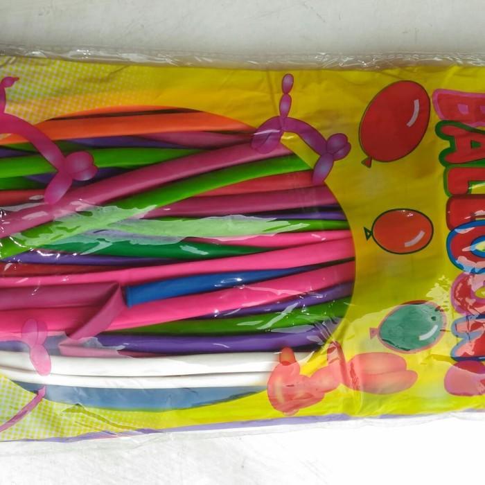 Balon Bisa Dibentuk - Balon Panjang - Balon Pentil - 100 Pcs