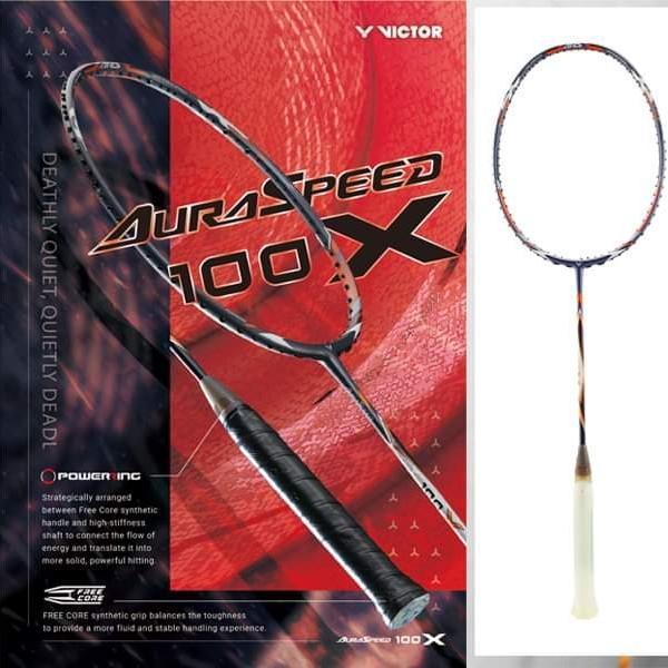 LIMITED  Raket Badminton Victor AuraSpeed / ARS 100 / Raket Victor Auraspeed 100X / ARS100