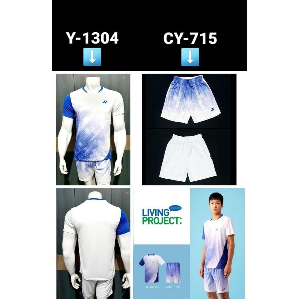 BAJU KAOS BADMINTON YONEX 1304 // CELANA YONEX 715 IMPORT