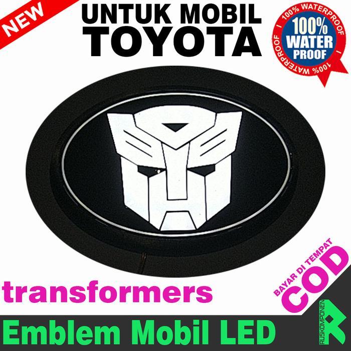 Emblem Mobil Toyota Logo Transformers Lampu Variasi Mobil