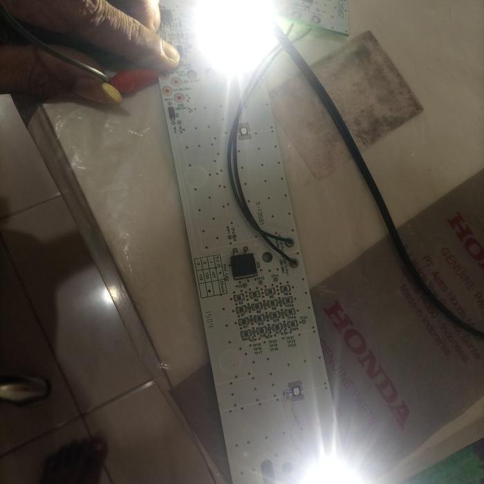 HONDA LAMPU LED DEPAN MODUL LAMPU DEPAN PCB LAMPU DEPAN VARIO 110FI NON ESP PIN 7 ORIGINAL BARU