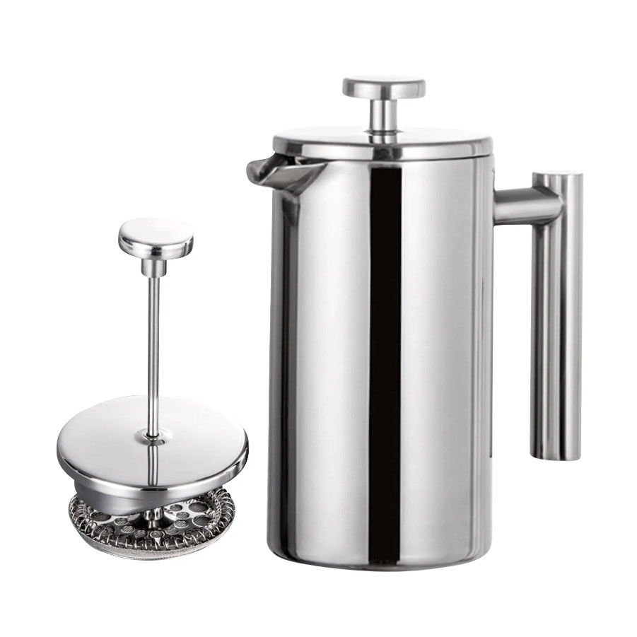 350ml/800ml/1000ml Coffee Maker Pot French Press Coffee Maker Stainless Steel Double Walled