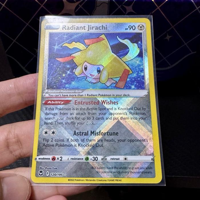 Radiant Jirachi 120/195 Silver Tempest - Kartu Pokemon TCG English