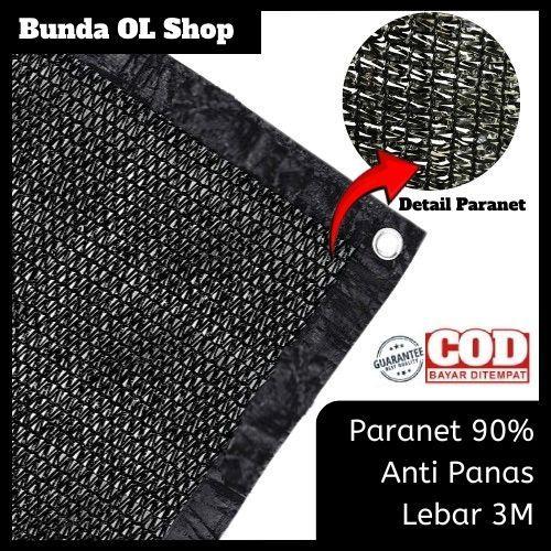 Paranet 90% Anti Panas Lebar 3M Jaring Tanaman Anti UV