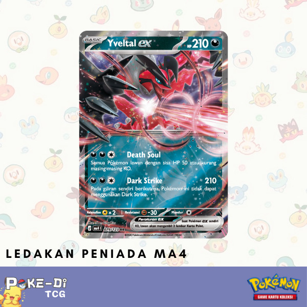 Yveltal ex MA4 | 079/123 C - Pokemon TCG Indonesia