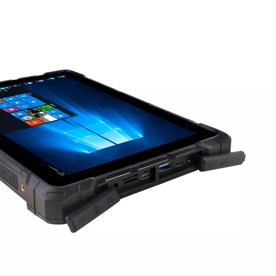 MSENCH 10 Inch IP67 Waterproof Shockproof Rugged Tablet PC Windows 11 Industrial Tempered Glass