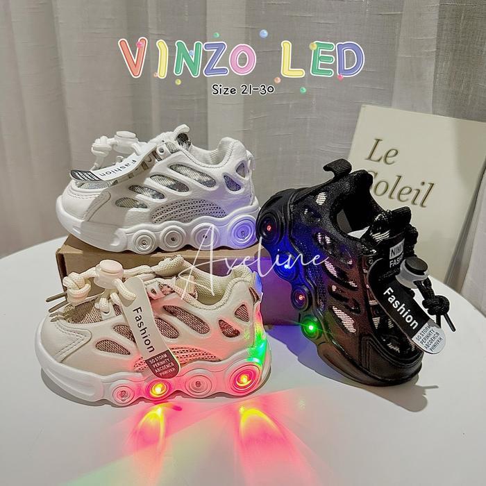 Axeline - Sepatu Sneakers Anak Vinz Led 21-30 Sepatu Anak Laki Laki Sepatu Anak Perempuan Sepatu