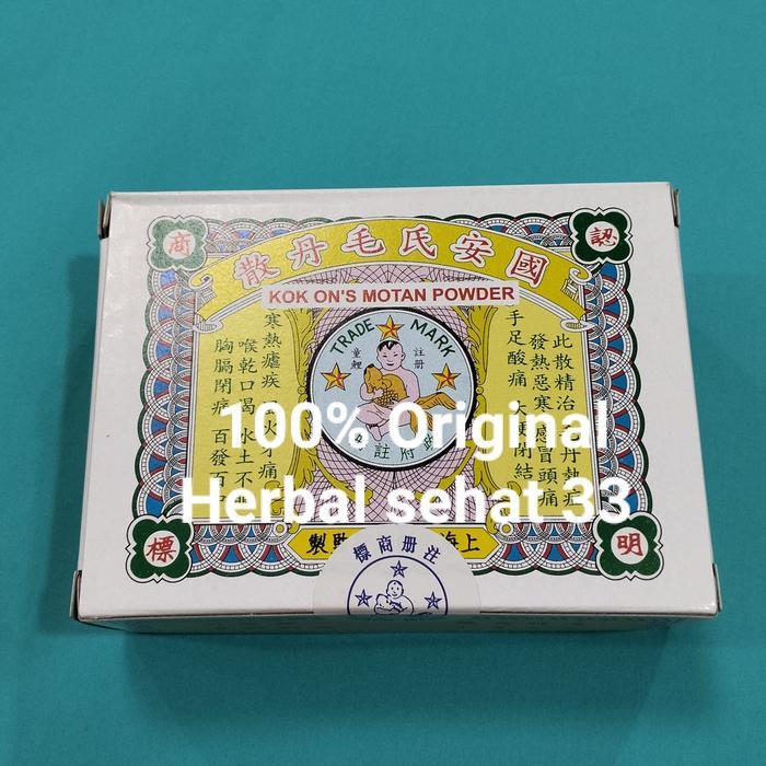 Promo Motan San/Mo Tan San/Motan Powder - Obat Panas Asli 100%
