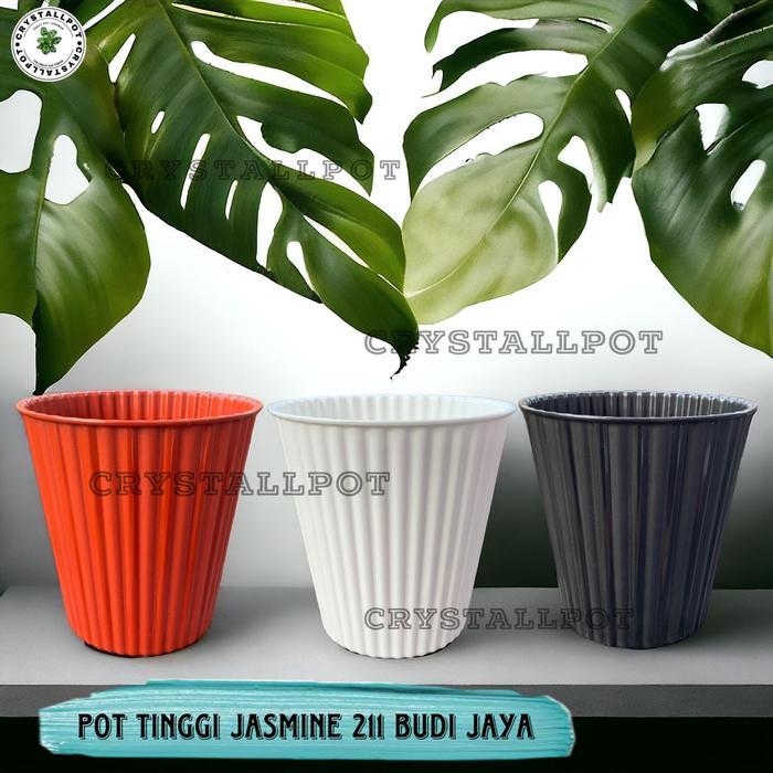 Pot Bunga Tanaman Tinggi Jasmine 211 Budi Jaya Plastik - Jasmine 211