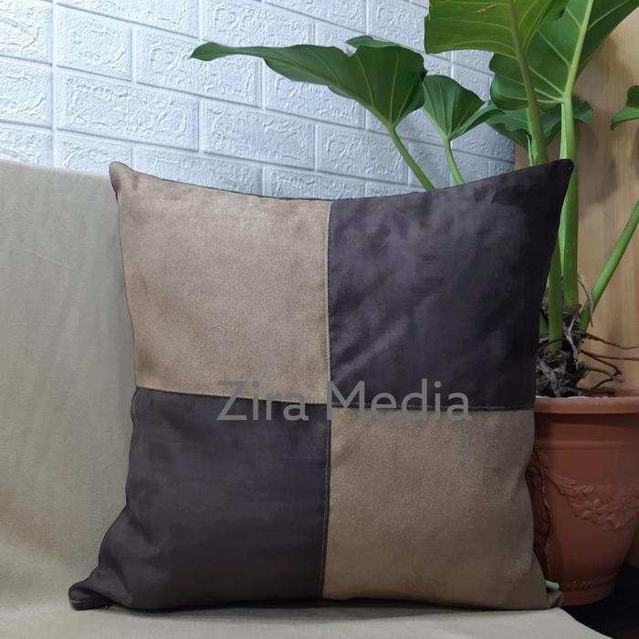 Zira Sarung Bantal Sofa 60x60 70x70 Bantal Kursi Sofa Bahan suede